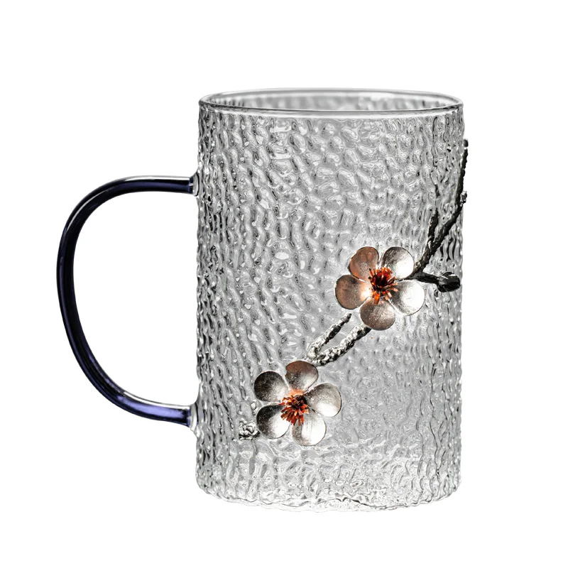 

Hot Selling Exquisite High Borosilicate Glass Coffee Cup Milk Cup Black Tea Flower Tea Cup, Transparent color