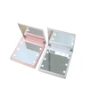 Small Plastic Travel Mirror Customized LED Folding Compact Makeup Mirror