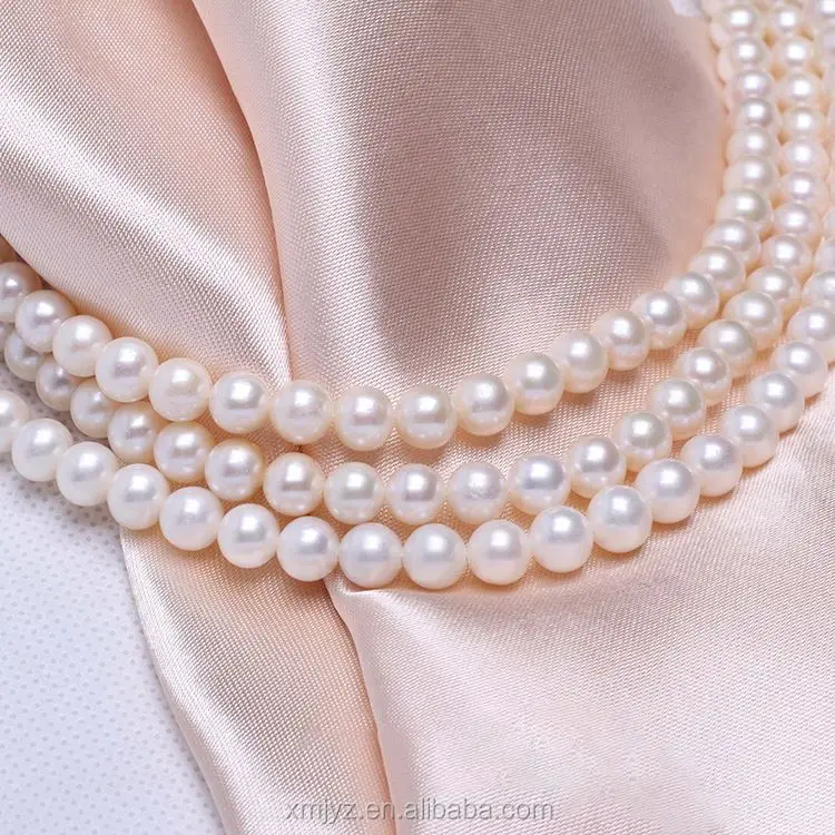 

Certified ZZDIY033 Supply Loose Pearl Necklace Wholesale 7-8Mm Aa1 Korean Fashion Pearl Strand Big