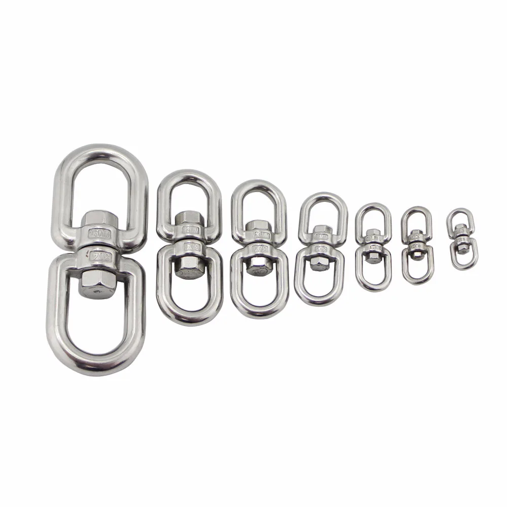
Heavy Duty Stainless Steel Double Eye Swivel 