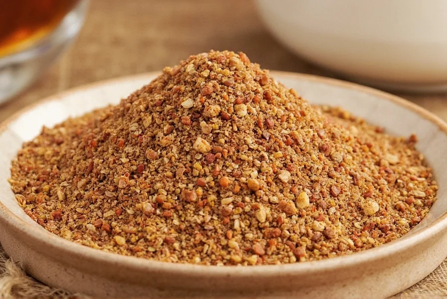 Close-up of dukkah ingredients before grinding