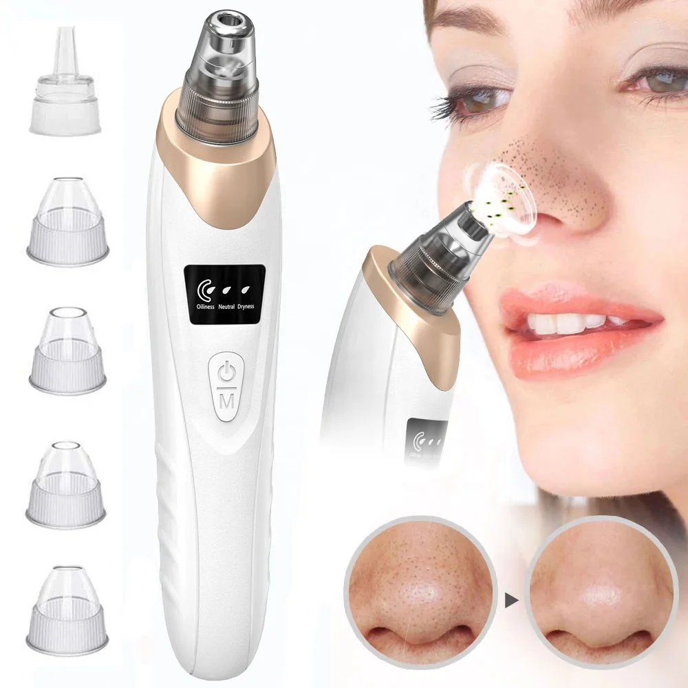 

Drop Ship Blackhead Remover Pore Vacuum Cleaner Dropshipping Facial Blackhead Remover Vacuum 2021, White
