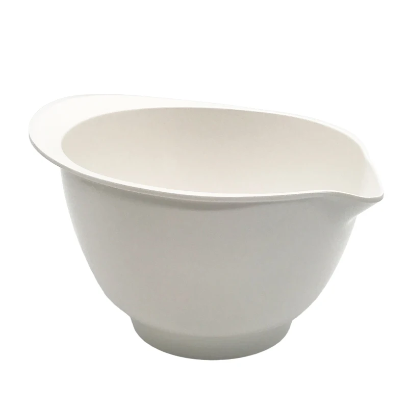 

whole sales factory durable and reusable quality bread melamine mixing bowl with spout, Colorful or customized