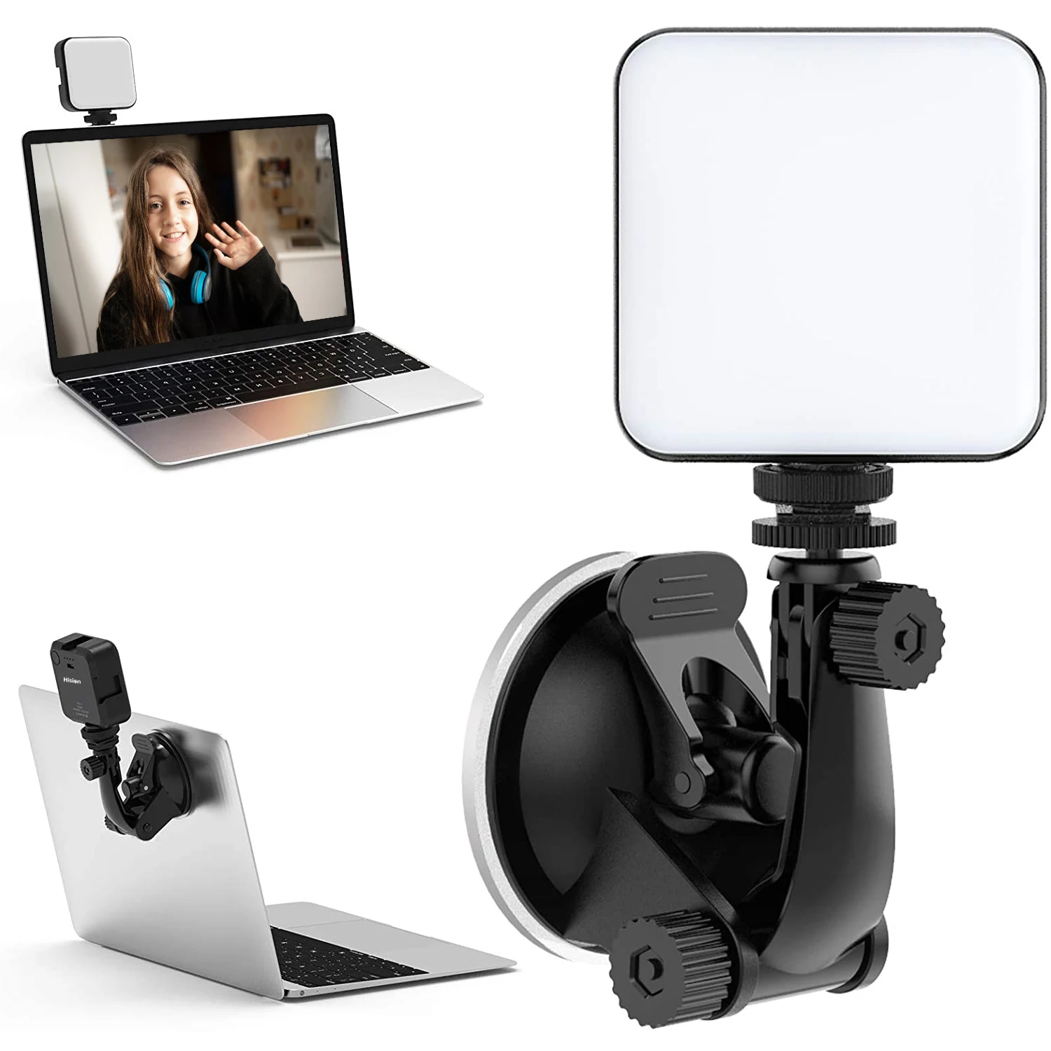 

Factory Direct Sales Video Conference Lighting Kit Fill Light Camera Real-time LED Computer Fill Light FCC Ce Ring Shaped 64PCS, Black