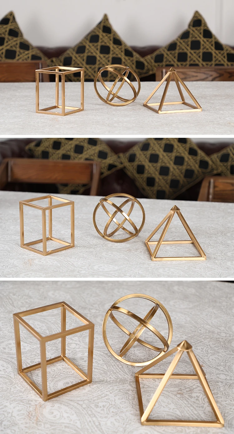 Wholesale Gold Geometric Decor Wedding Table Centerpieces Buy