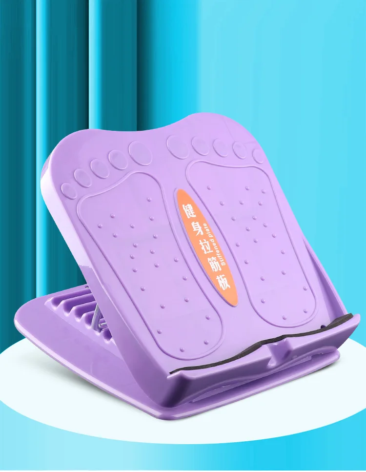 

Fitness Equipment ABS Calf Stretch Plastic Folding Yoga Lean Leg Inclined Pedal, Multi colors