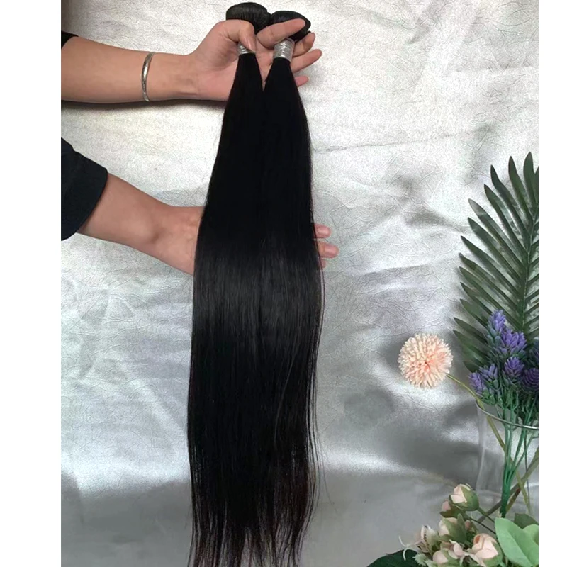 

Virgin Cuticle Aligned Hair Bundle 8 to 40 Inch Remy Hair Extensions, Accetable