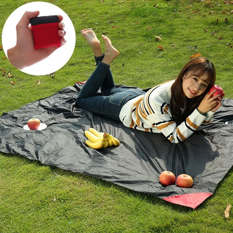 

JETSHARK Portable Pocket Camping Mat Folding Camping Outdoor Ultra-thin Waterproof Beach Mat Camping Picnic Blanket