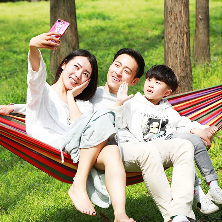 

Custom Survival Travel Single Double Outdoor Folding 2 Person Hammock for Camping, Customized color