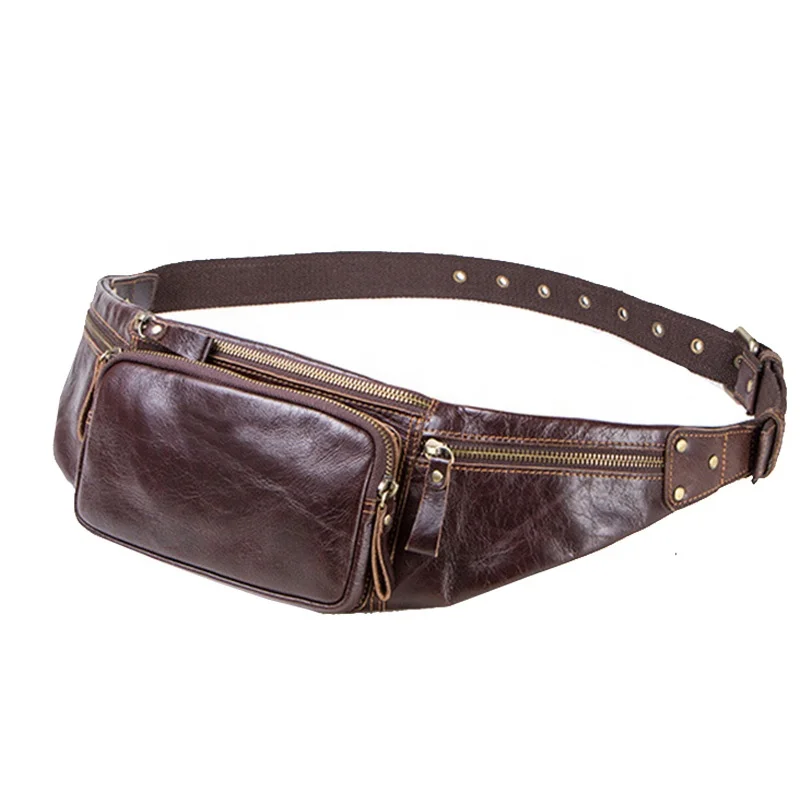 Men/'s Retro Canvas Shoulder Hiking Fanny Waist Travel Belt Purse Hip Pack Bag