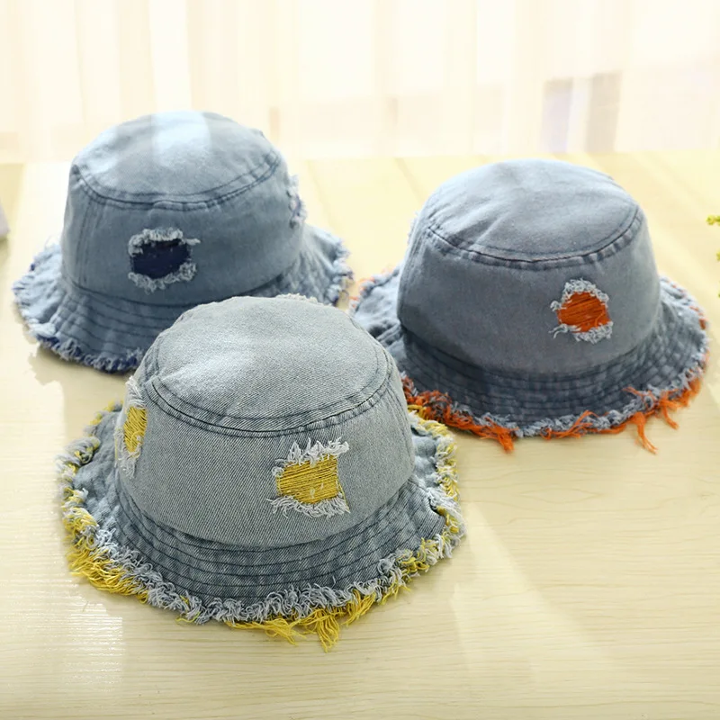 denim bucket hat baby