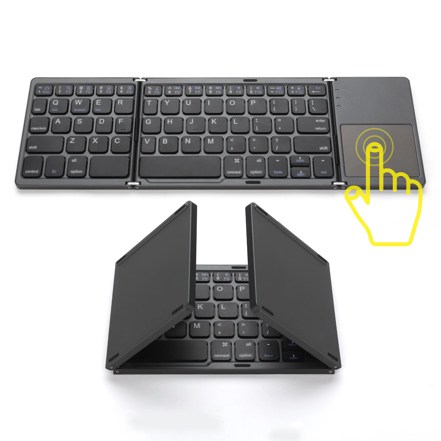

foldable slim portable mini wireless keyboard with mouse touchpad for xiaomi tv box