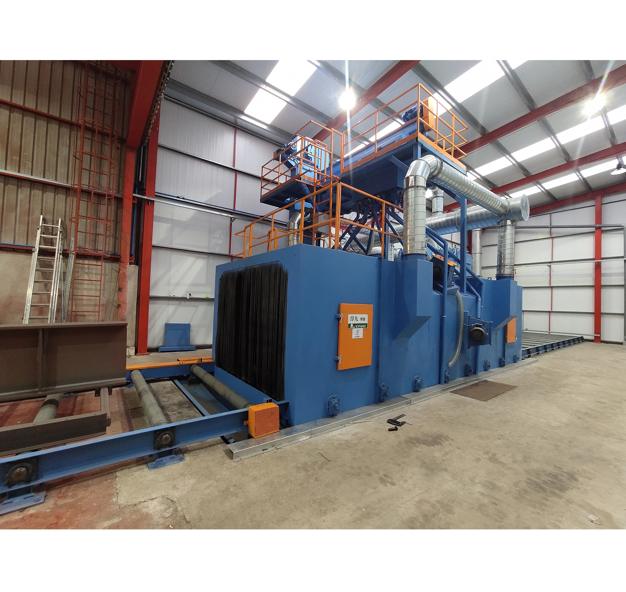 
KNNJOO h beam shot blasting machine 