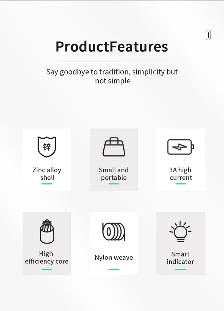 Joyroom data transmission sync fast charge usb charging type c cable nylon