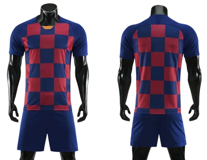 

drt fit team wear club jersey blank Barcelona jersey high quality wholesale price soccer jersey/kits