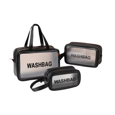 

Transparent Cosmetic bag Waterproof Travel Cosmetic Storage travel wash bag Organizer PVC Toiletry Bag