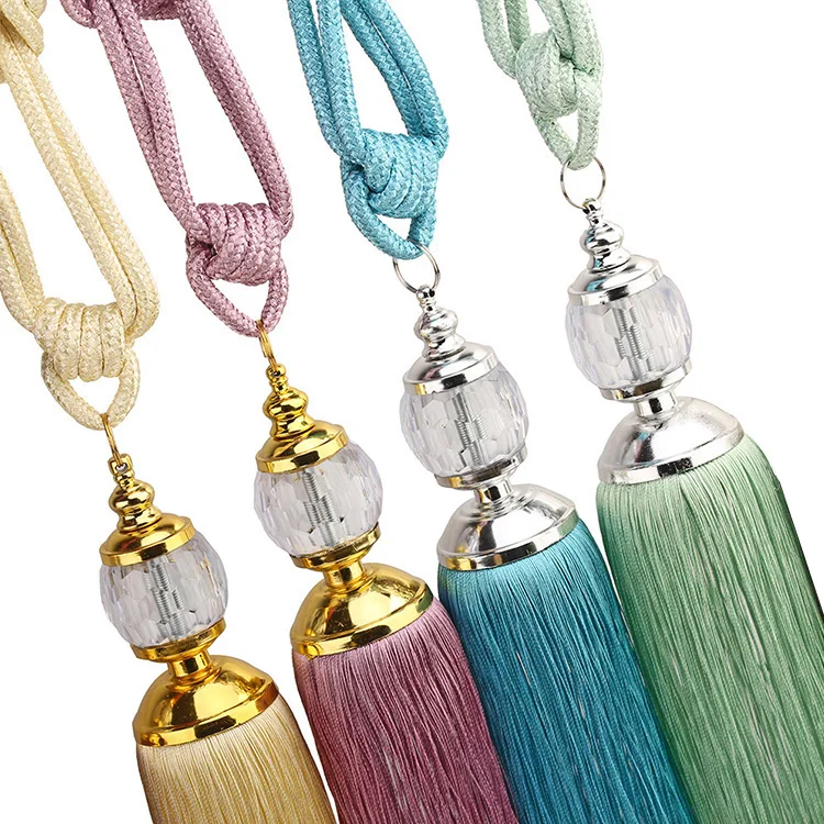 

Home Decorative Curtain Accessories Window Curtain Tassel Wall Tieback