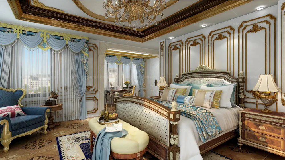 solid wood bed