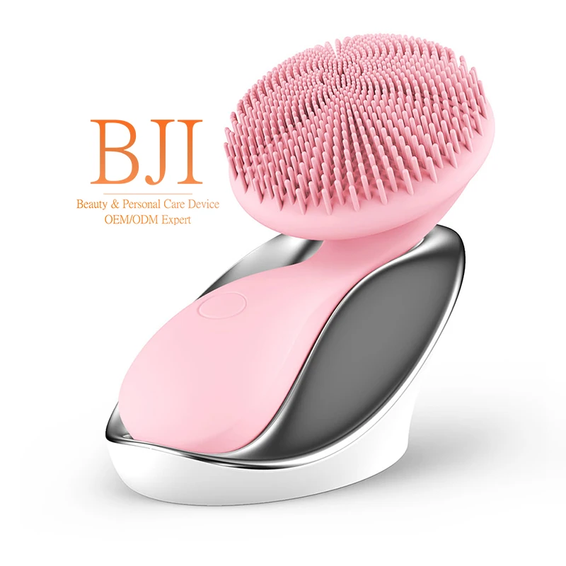 

Electric Highlight Face Brush Silicone Facial Cleansing Brush with Case