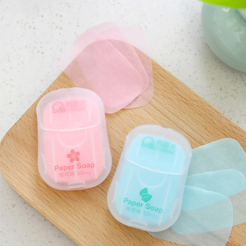 
Customized hotel travel one time soap New Design hand wash fashion disposable sheet soap paper 