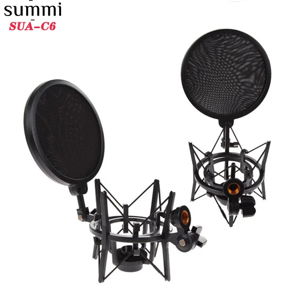 

SUA-C6 Professional Microphone Shock Mount microphone stand microphone shock mount shield bracket