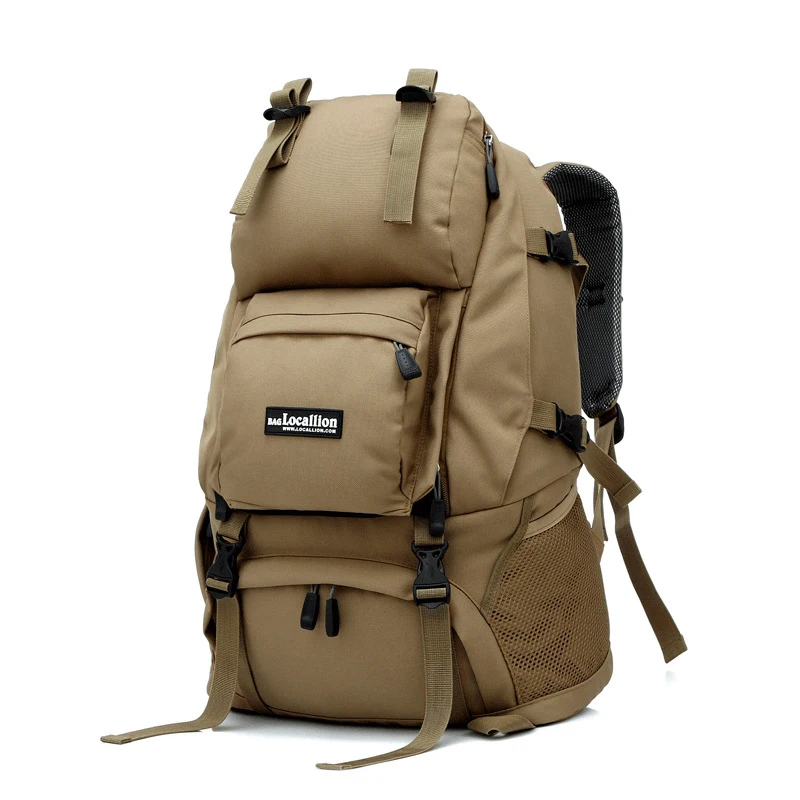 

TB094 Customized Camouflage 40L large multi pocket travel waterproof hiking camping mountaineering bag backpack men women