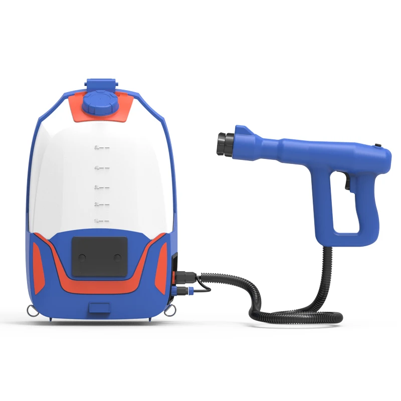 

Backpack disinfection cold fog electrostatic sprayer machine with 2 lithium battery