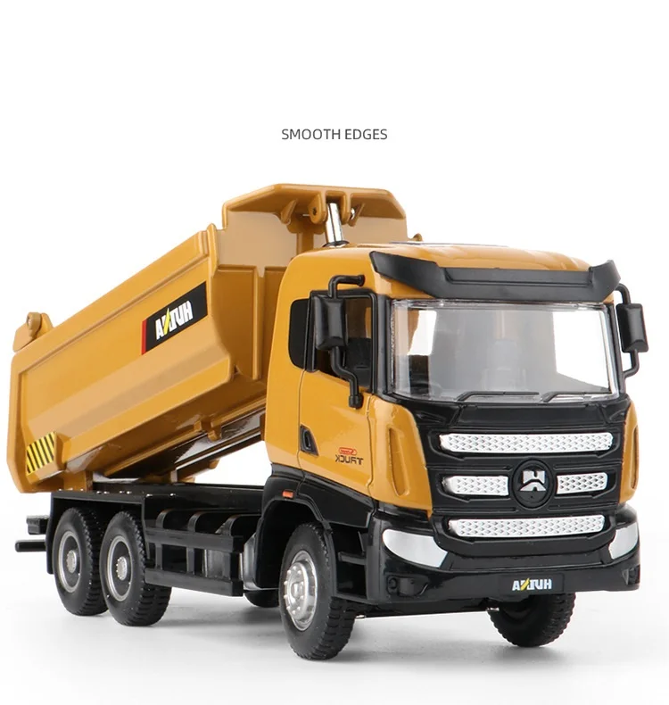 

Huina 1/50 Static Dump Truck Model Metal Engineering Vehicle Simulation Truck Toy Gift Car Truck Toys For Children