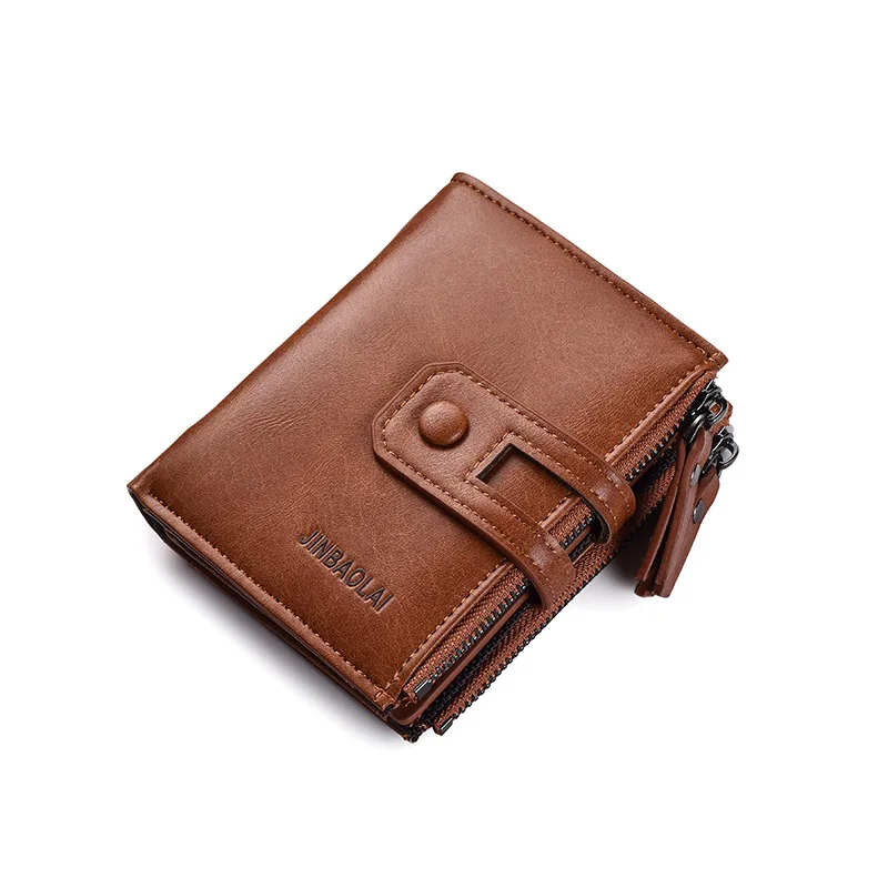 

Business Credit Card Holder Multifunctional Money Bag Leather Clutch Wallet Male vallet for men