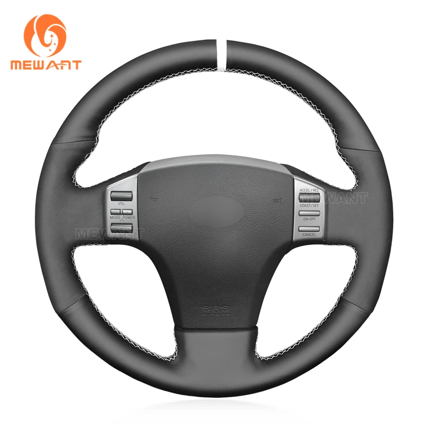 

Custom Hand Stitching PU Leather Suede Steering Wheel Cover for Infiniti G35 Nissan Skyline V35 2003 2004 2005 2006