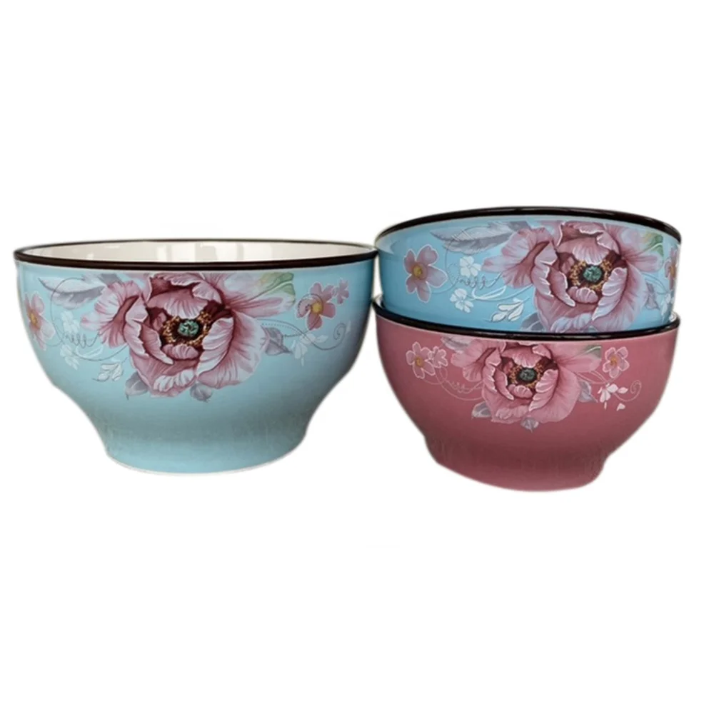 

Hot Selling Turkish Bowls Stoneware Feature Glazed Finishing Ceramic Terracotta Cereal Soup Rice Bowl