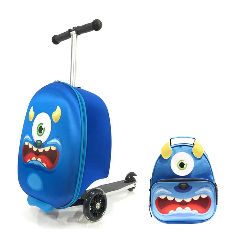 Чемодан л. Самокат с чемоданом для детей. Чемодан самокат для 7 лет. Чемодан самокат. Самокат с багажом для девочки детский.