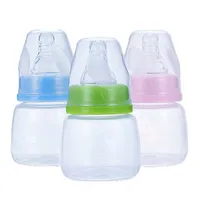 

Newborn Infant Nursing Mini 60ml Breast Milk Feeding Baby Bottle With Cover Nipple