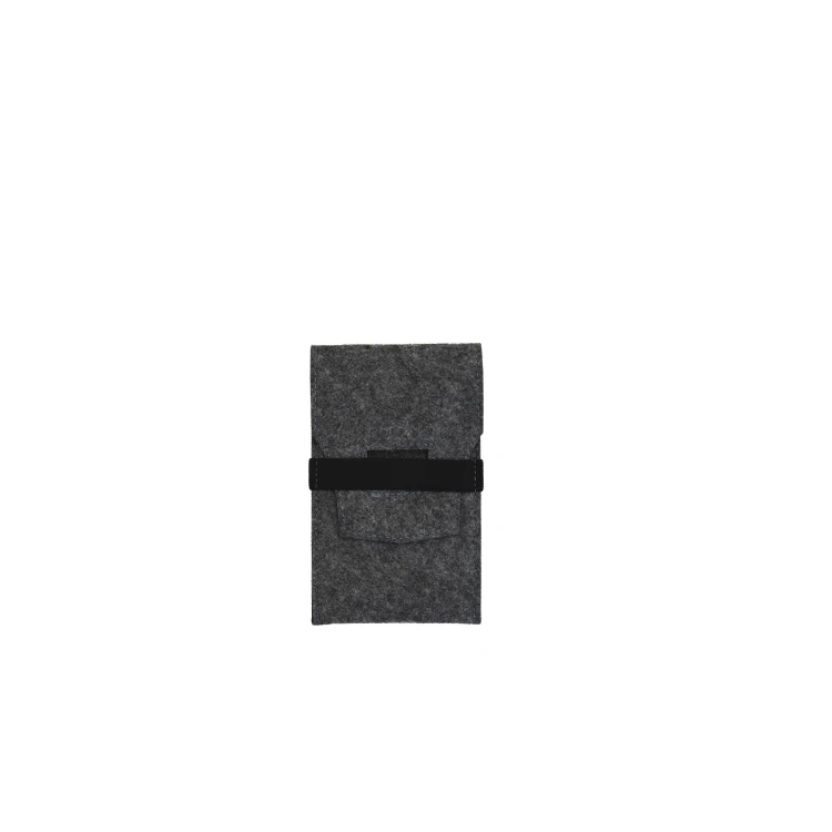 

felt bag home wall charging holder r-pet recycled felt pouch, Grey