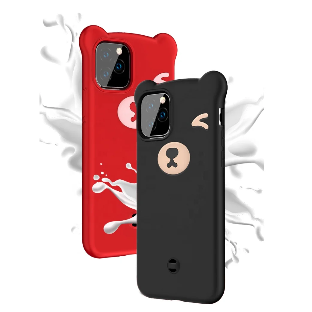 

2020 Latest model tpu silicone portable strap 360 shock resistant phone case for iPhone 11, Multi colors
