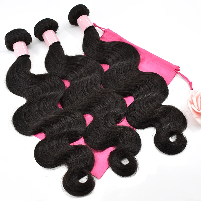 

Professional hair Supplier 100% Human Hair body wave Weave for unprocessed Raw Malaysian natural bundle, Natural colors