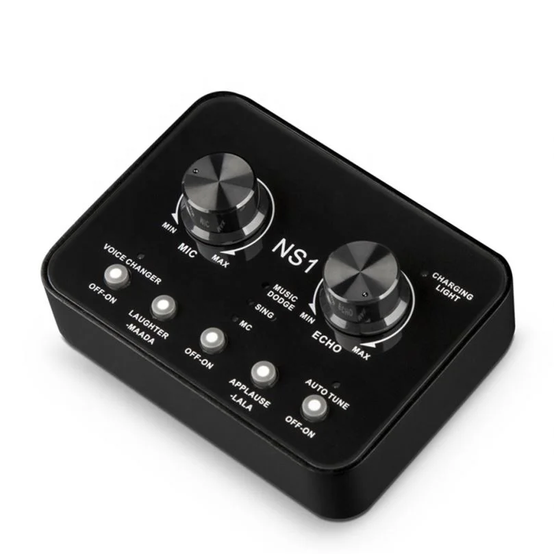 

Professional Audio Interface Studio With High Quality For Recording, Black