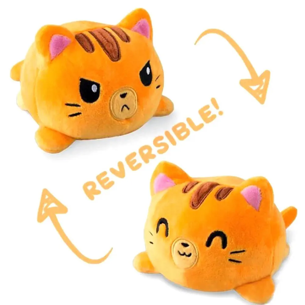 

Reversible Cute Plush Dog Toys Double Side Flip Doll Toys Interactive Pet Toys, Picture showed