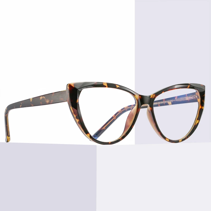 

2020 Cat Eye Design eyeglasses TR90 soft CP Blue light blocking optical frames for women