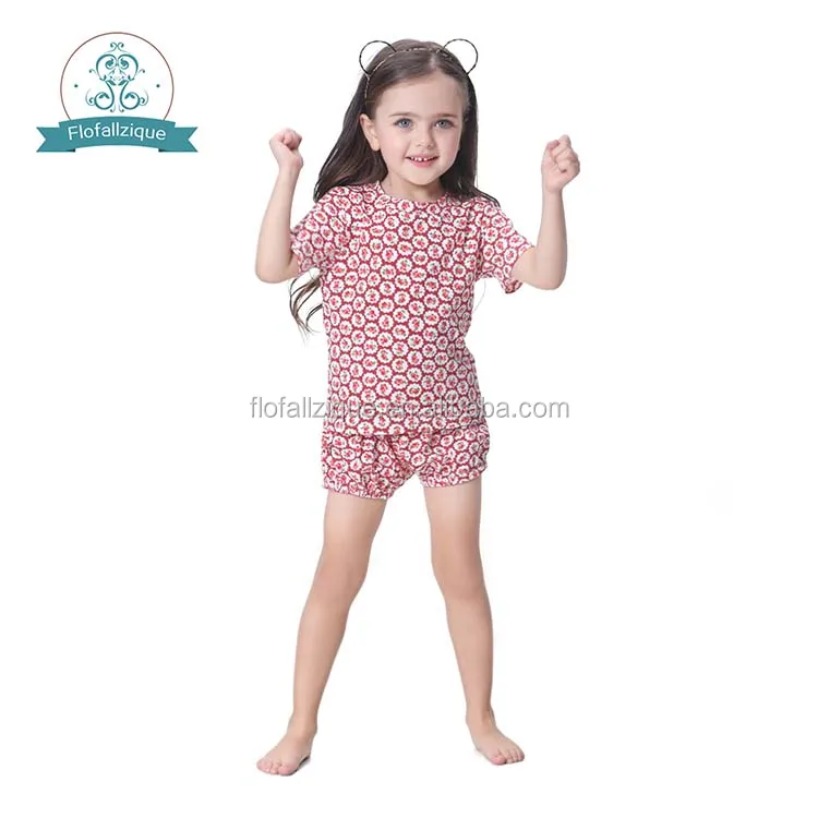 RTS Clearance Summer Baby Sleep Wear Girl Clothing Set Kids Pijamas Children Clothes Toddlers Pyjamas for Girls
