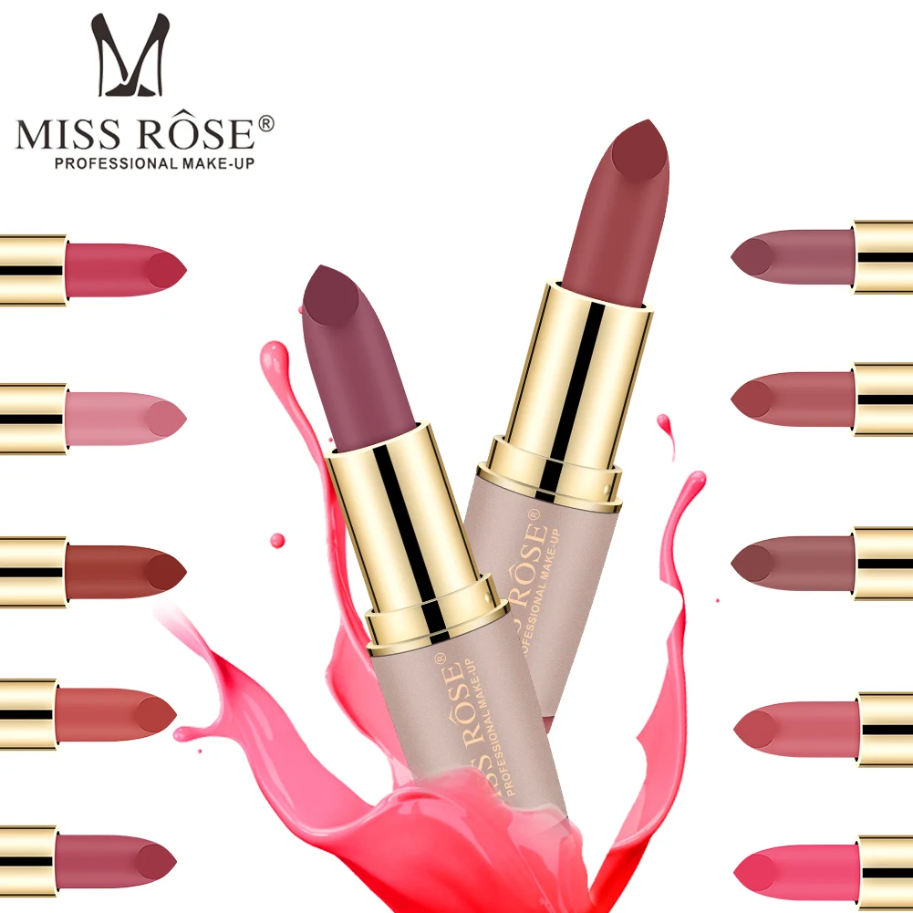 

Matte Lipsticks For Women Brand Lips Color Cosmetics Waterproof Long Lasting Lipstick Makeup matte lipstick private label