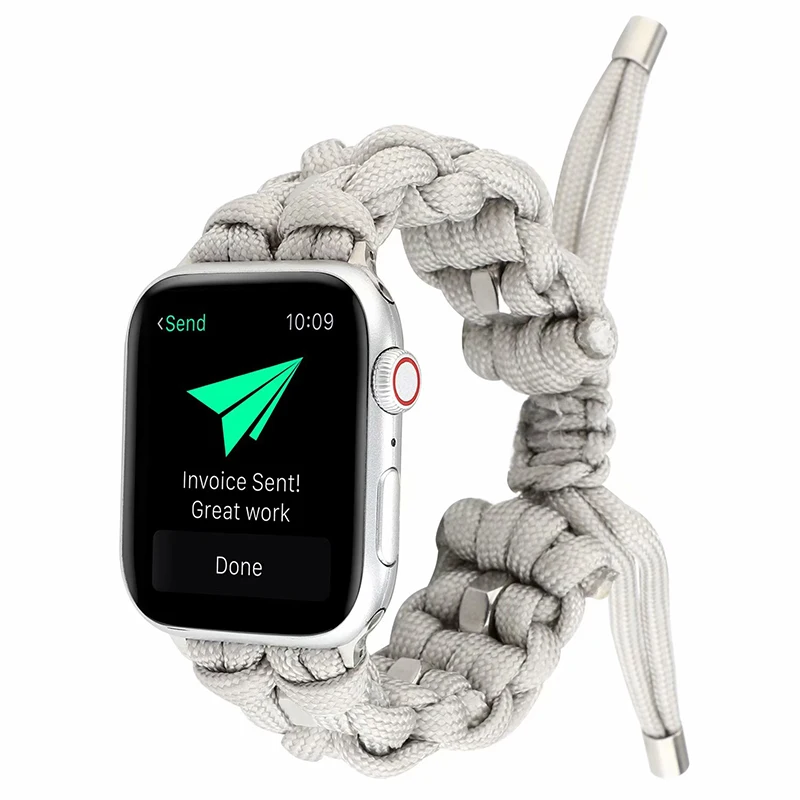 

38mm 42mm 40mm 44mm sport Braided Replacement straps for apple watch series 5 4 3 2