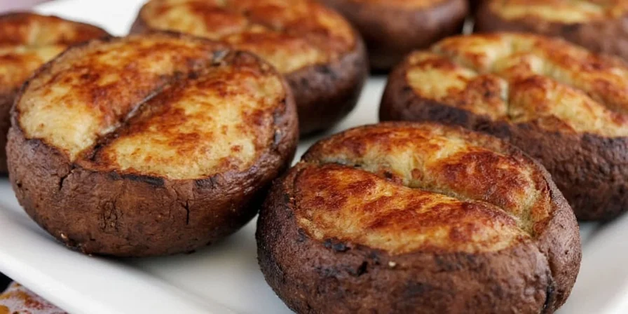 Portabella Mushrooms Ready to Serve in Different Dishes