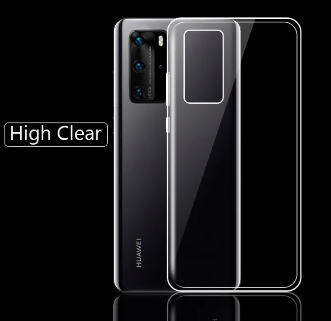 

NEW High Clear Transparent Soft TPU Cases for Huawei P40 P40 Pro