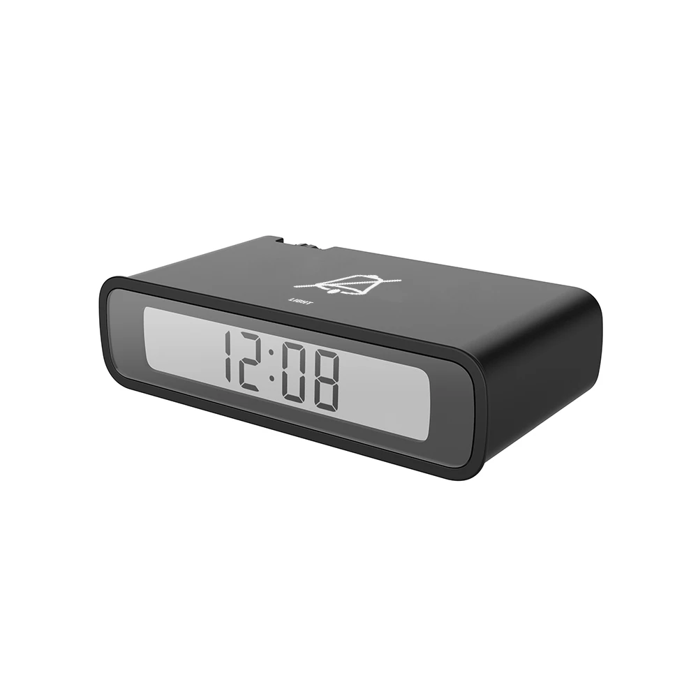 

Flexible mini desk modern digital flip desk square alarm clock with calendar table clock electric digital clocks