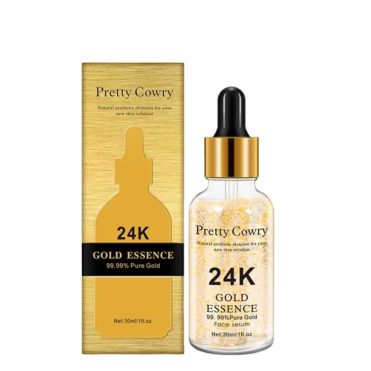 

2021 Gmpc Iso Certificate 24K Gold Facial Moisturizing Anti-Aging Whitening Serum