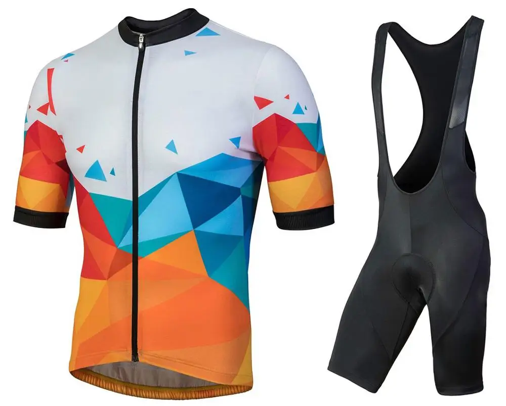 

Men men cycling jersey & shorts outdoor sportswear bike clothing set