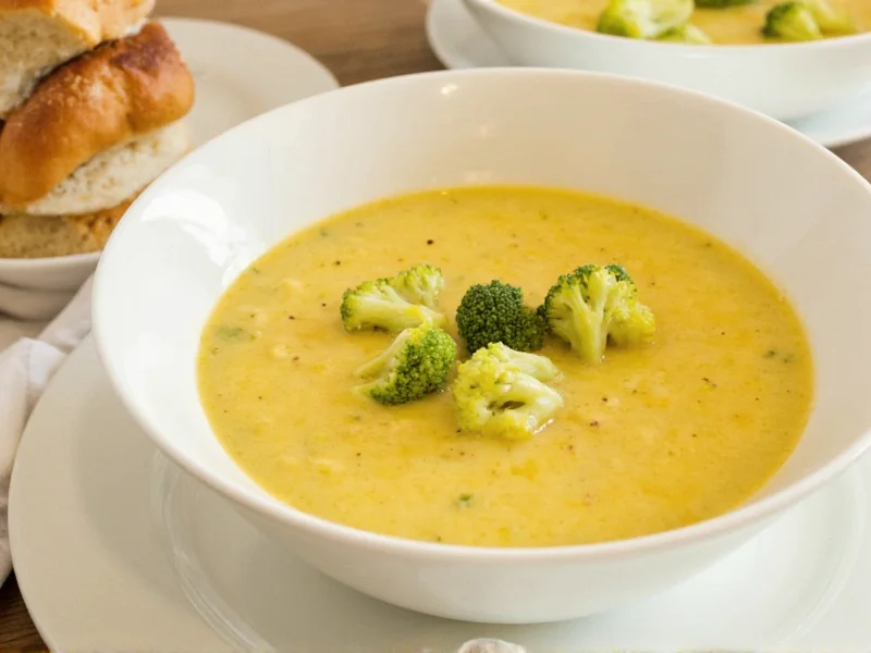 Easy Cheddar Broccoli Soup Recipe in 30 Minutes
