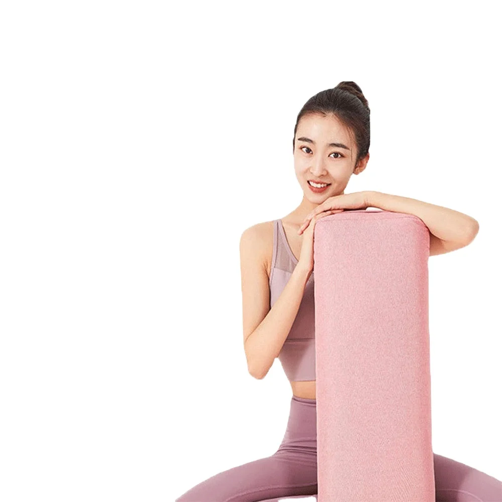

high quality washable rectangular portable yoga bolster customized cotton eco friendly meditation pillow, Customized color