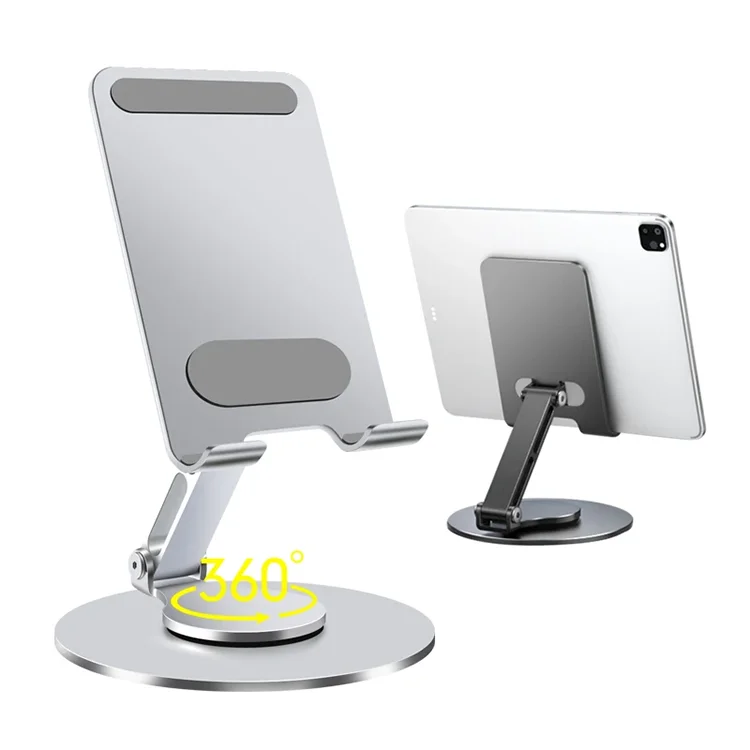 

Portable Desktop Phone Stand Aluminum Alloy 360 Degree Rotation Folding Tablet Mobile Phone Holders